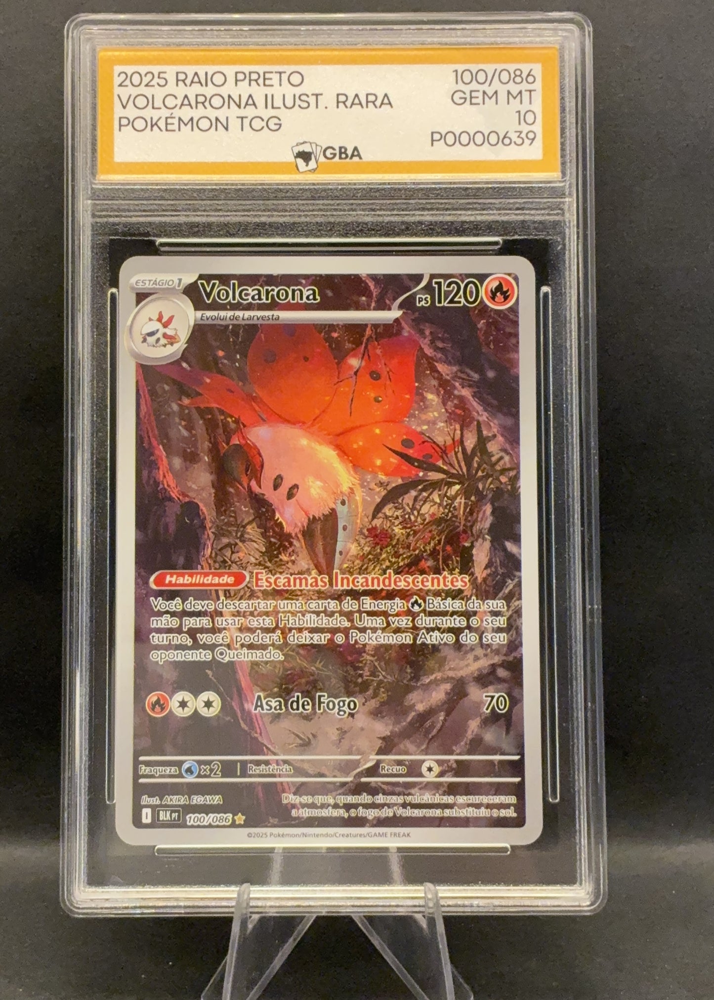 Volcarona Ilust. Rara | 100/086 | GBA 10