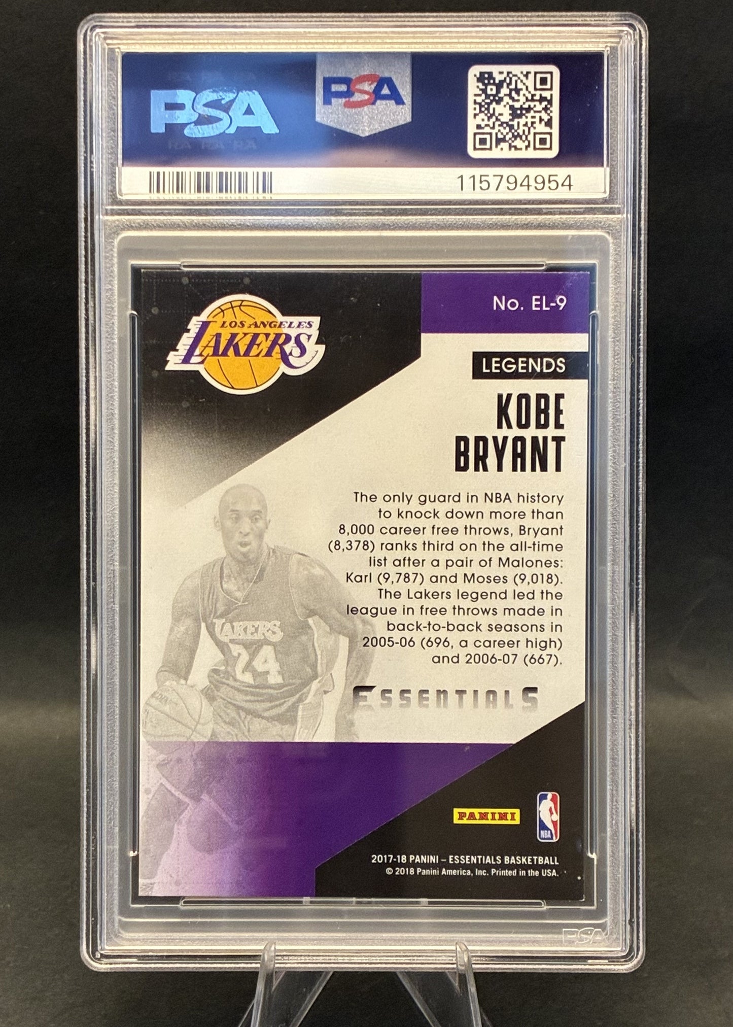 Kobe Bryant Own The Game | EL - 9 | PSA 8