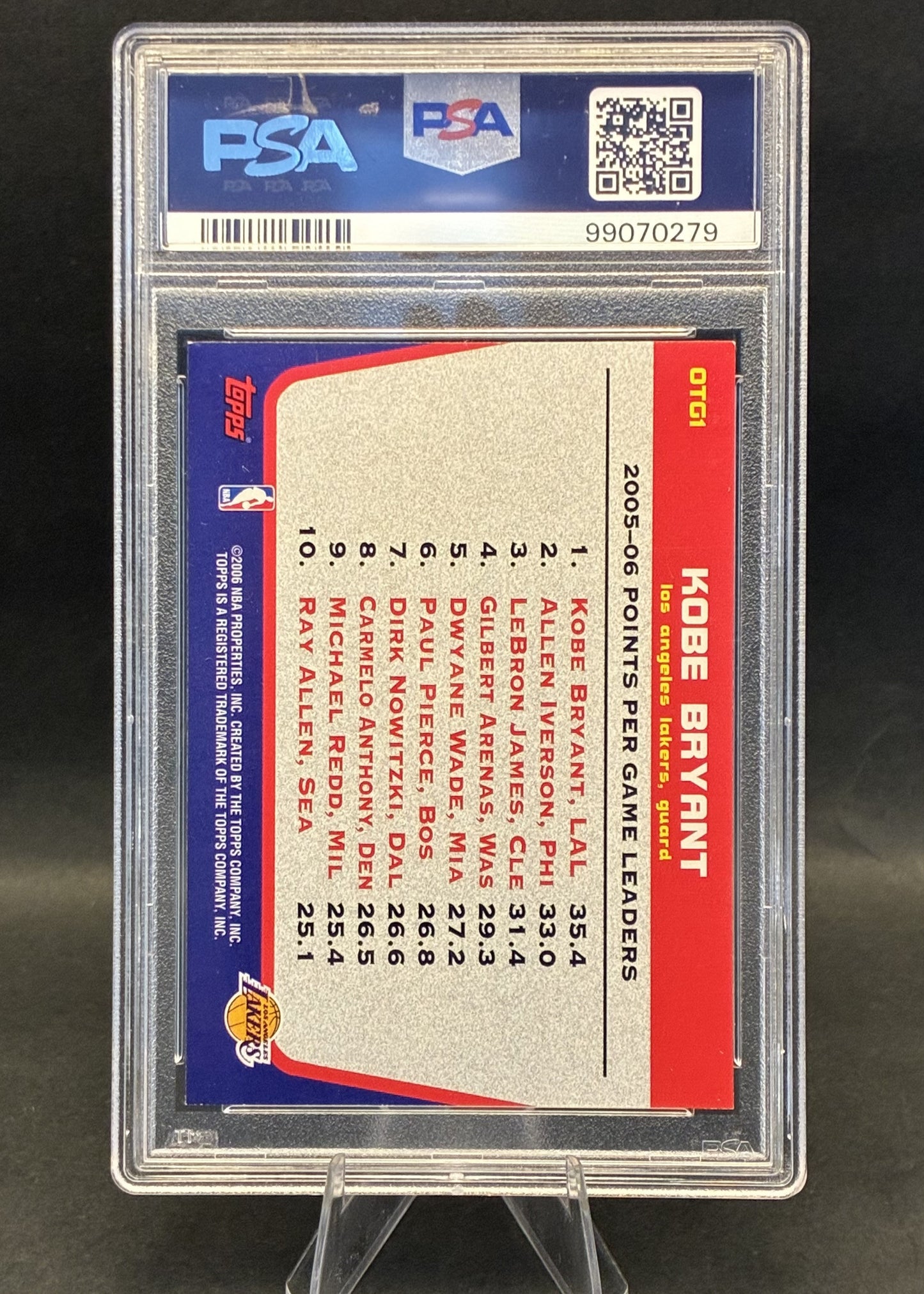 Kobe Bryant Own The Game | OT G 1 | PSA 8