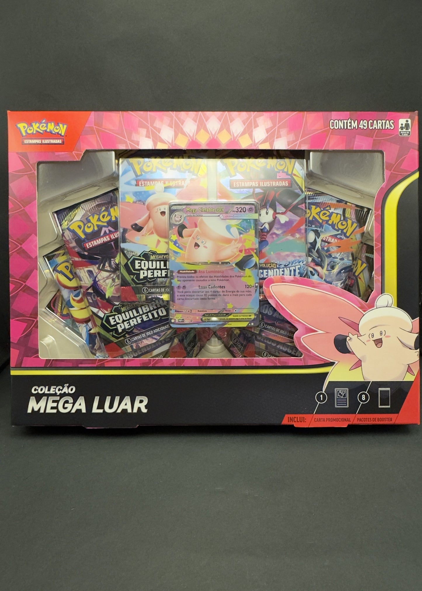 Box Coleção Mega Luar | Mega Gengar Ex e Mega Clefable Ex