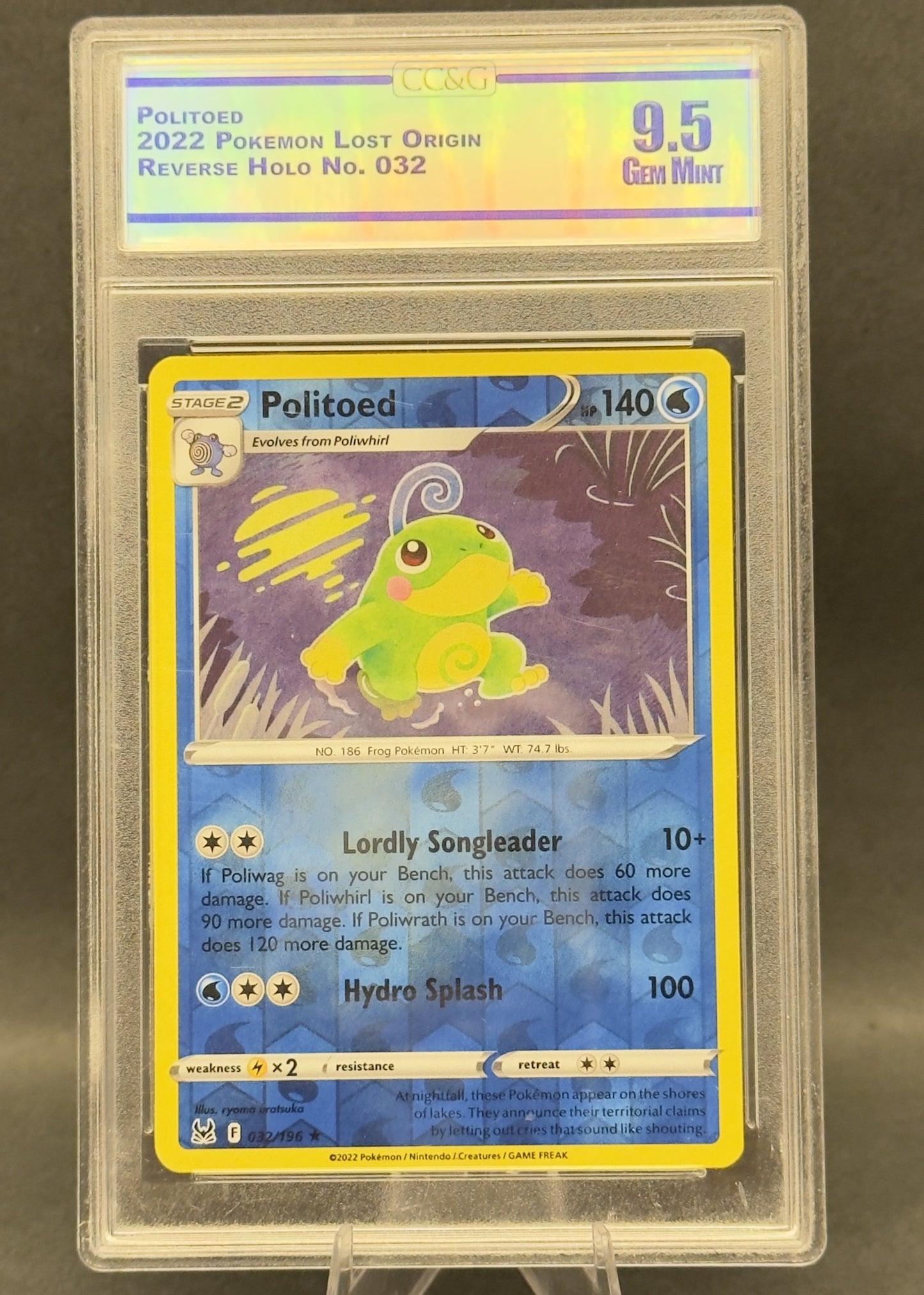 Politoed | 032/196 | CC&G 9.5
