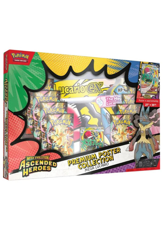 Box | Heróis Excelsos | Premium Poster Collection: Mega Lucario | 2026