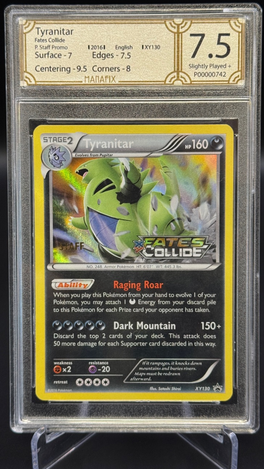 Tyranitar - XY130 | Ano 2016 - MANAFIX 7.5