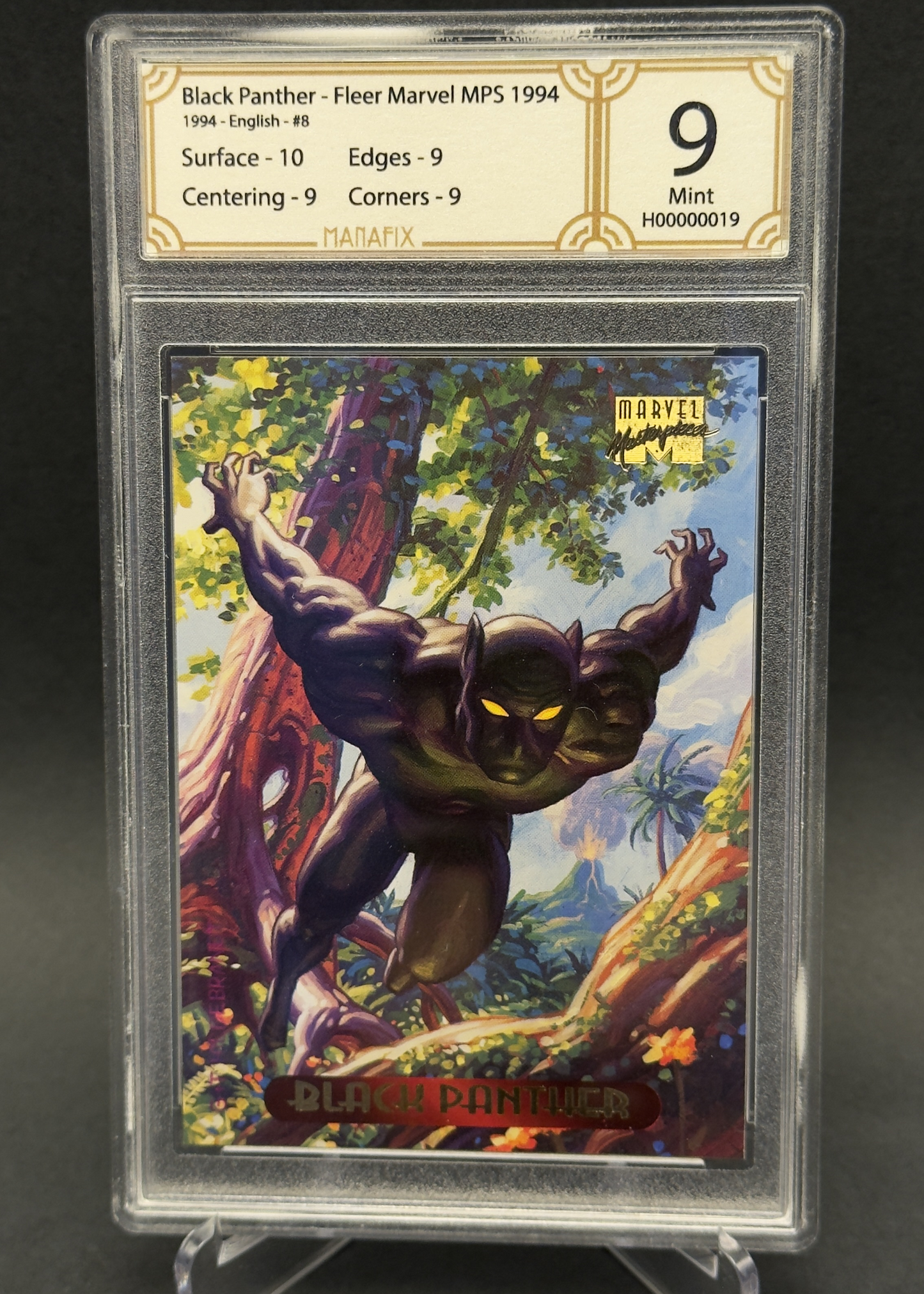 Black Panter - Fleer Marvel MPS | 8 | MANAFIX 9