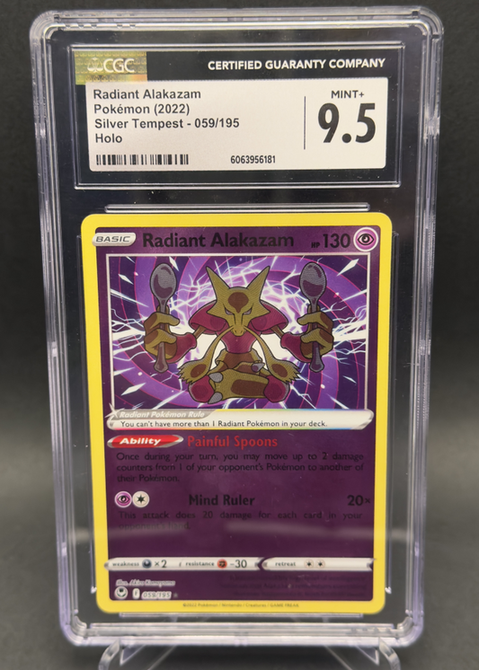 Radiant Alakazam | 059/195 | CGC 9.5