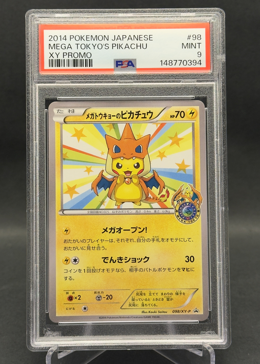 Mega Tokyo's Pikachu XY PROMO | 98/XY-P | PSA 9