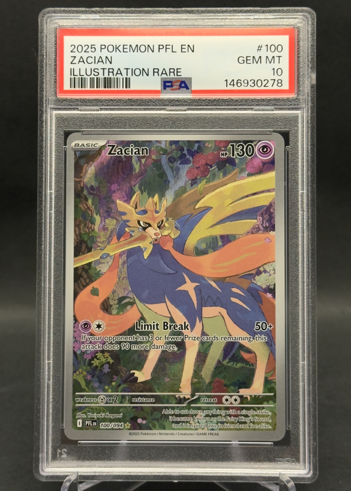 Zacian PFL | 100/094 | PSA 10