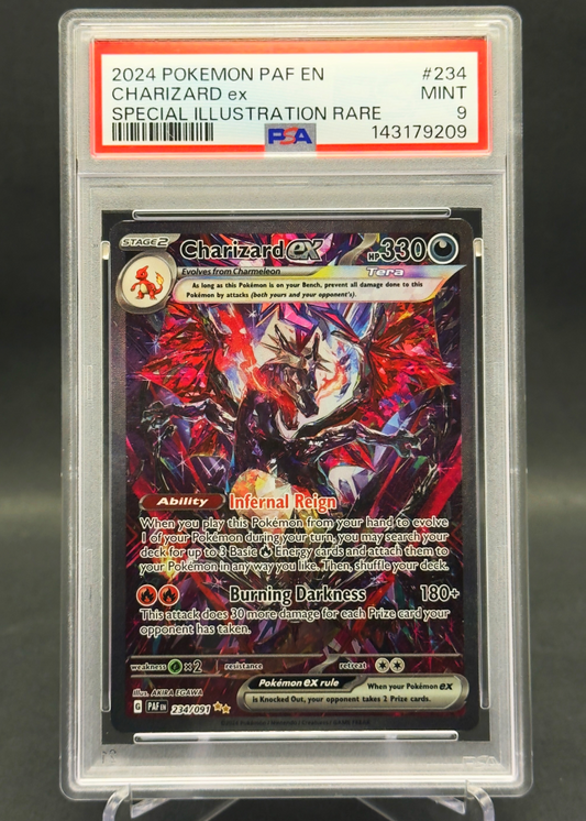 Charizard EX Special Art Rare | 234/091 | PSA 9