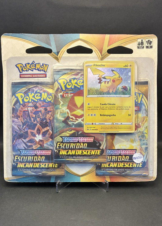 TriplePack - Espada e Escudo | Escuridão Incandescente | 2020