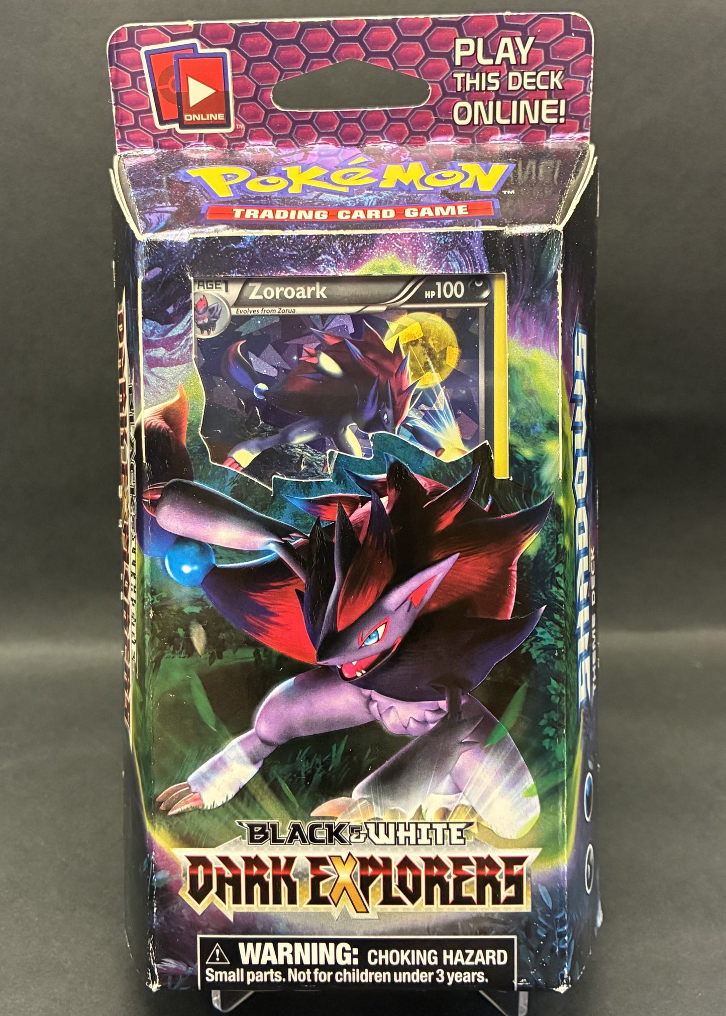 Theme Deck | Black and White | Dark Explorers | Shadows | Zoroark