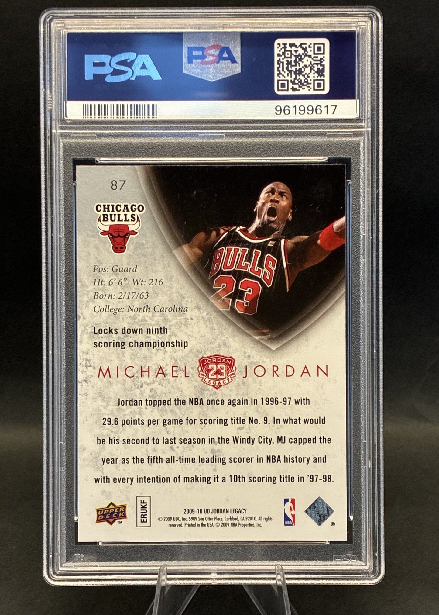 Michael Jordan Gold | 87 | PSA 9