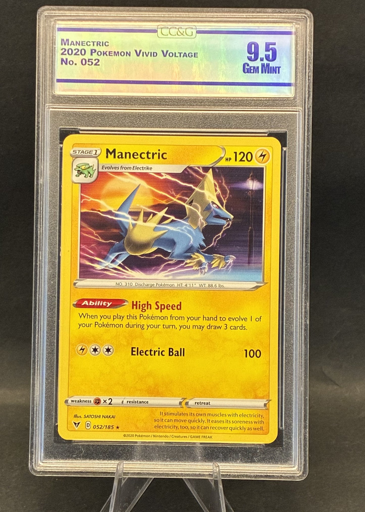 Manectric | 052/185 | CC&G 9.5