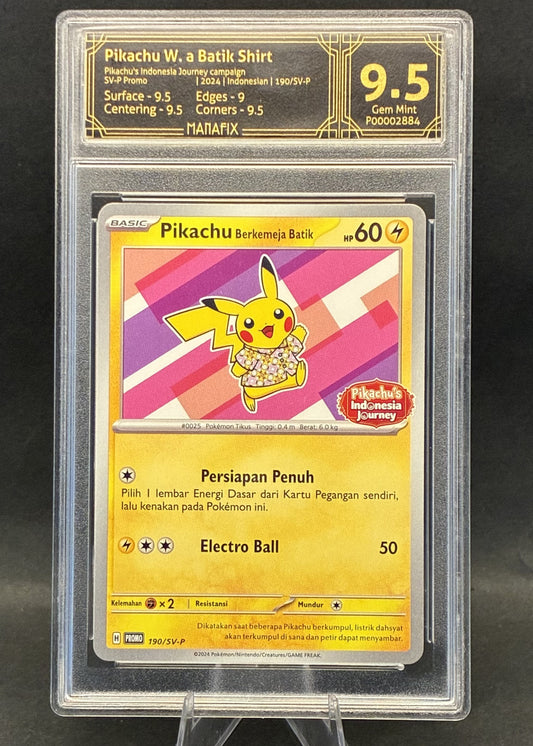 Pikachu Wearing a Batik Shirt | 190/SV-P | MANAFIX 9.5
