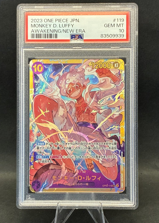 MOnkey D. Luffy Awakening/New Era | OP05-119 | PSA 10