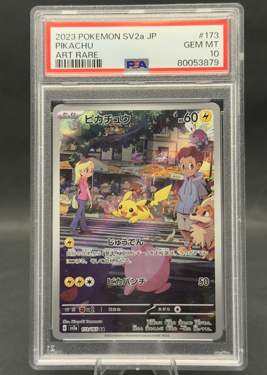 Pikachu ART RARE | 173/165 | PSA 10