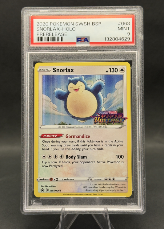 Snorlax - Holo | SWSH068 | PSA 9