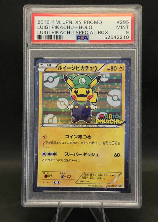 Luigi Pikachu - Holo | 295/XY-P | PSA 9