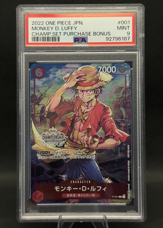 Monkey D. Luffy | P-001 | PSA 9