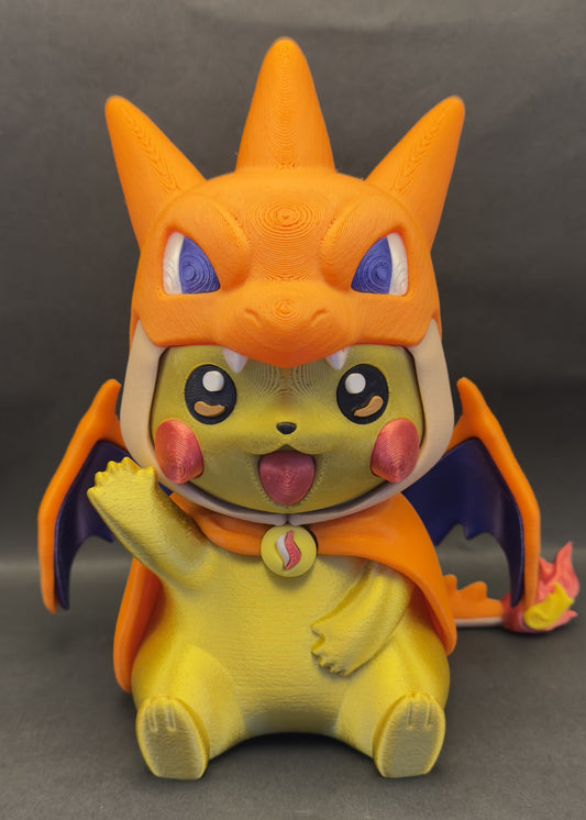 Pikachu Poncho Mega Charizard Y