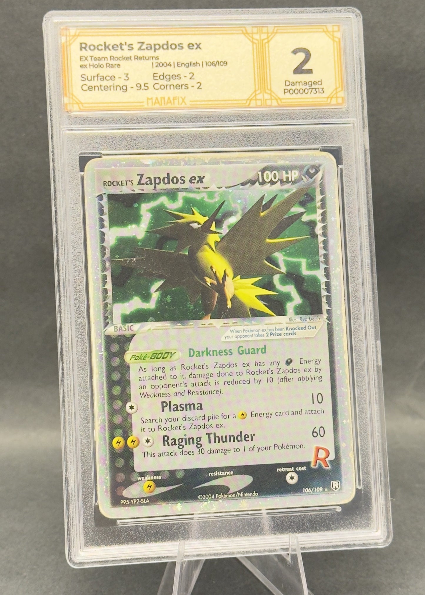Zapdos EX | 106/109 | MANAFIX 2
